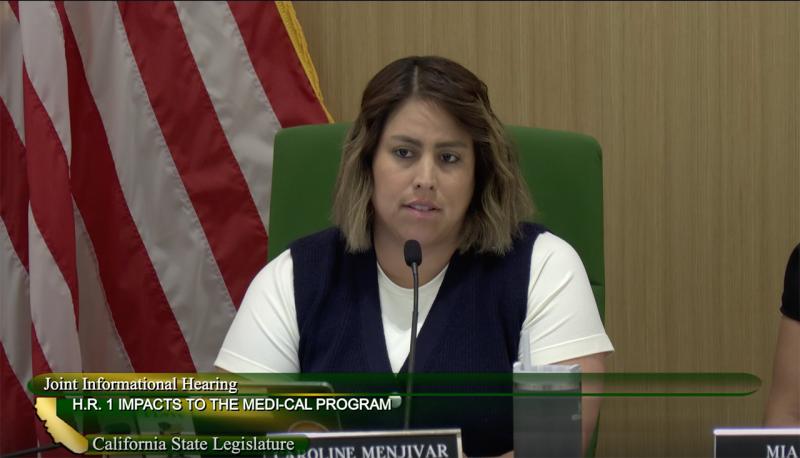 Sen Menjivar Joint Health Informational Hearing