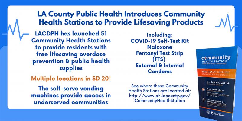 Community Health Stations to Provide Lifesaving Products