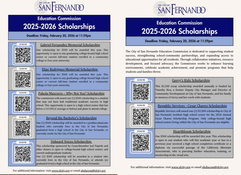 City San Fernando Scholarships