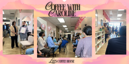 Coffee with Caroline at Lake Balboa