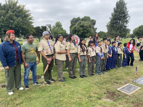 Flag Placement Ceremony in San Fernando