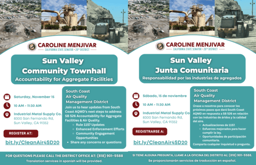 Sun Valley Townhall Flyer