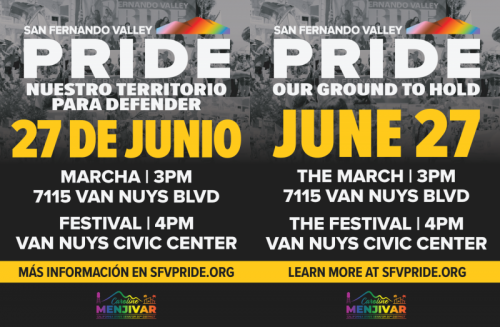 Join me at San Fernando Valley Pride June 27